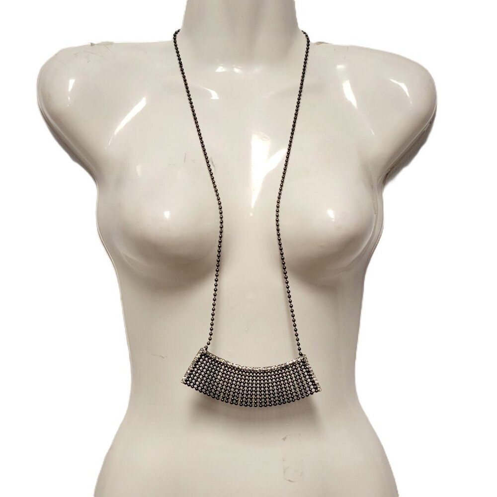 Black Pendant Necklace